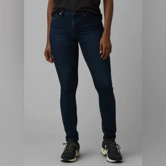 Prana Sienna Jeans Stretch Skinny Deep Blue Size 8/29 NWT - Picture 4 of 10